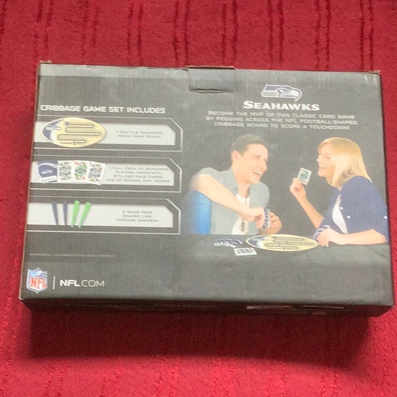 Official NFL Seattle Seahawks Cribbage Game - Picture 2 of 4
